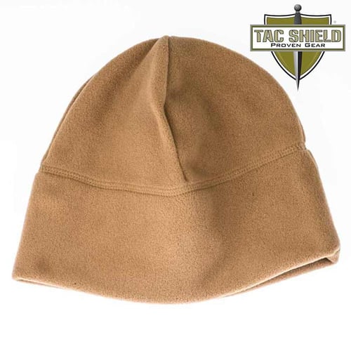 TAC SHIELD MILITARY FLEECE CAP COYOTE ONE SIZE | 843119030274
